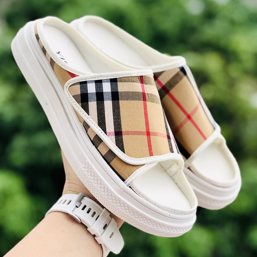 Giày vãi unisex đạp gót ❤️FREESHIP + Hộp❤️ dép quai ngang thể thao nam nữ, sục hở mũi đạp gót chất xịn, đế cao