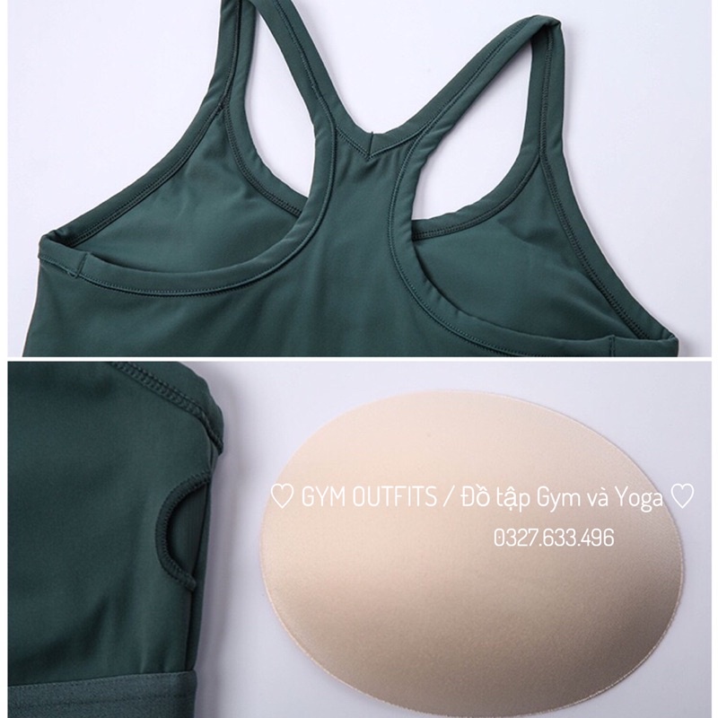 Áo Tank Bra Tập Gym - Yoga Nữ Ebb To Street Shelf Bra Tank Top - Áo Lót Thể Thao Cao Cấp Nâng Đỡ Ngực Có Sẵn Mút