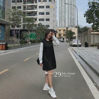 Váy suông tay ren