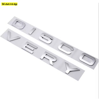 Tem dán 3d discovery chữ nổi dán xe ô tô.
