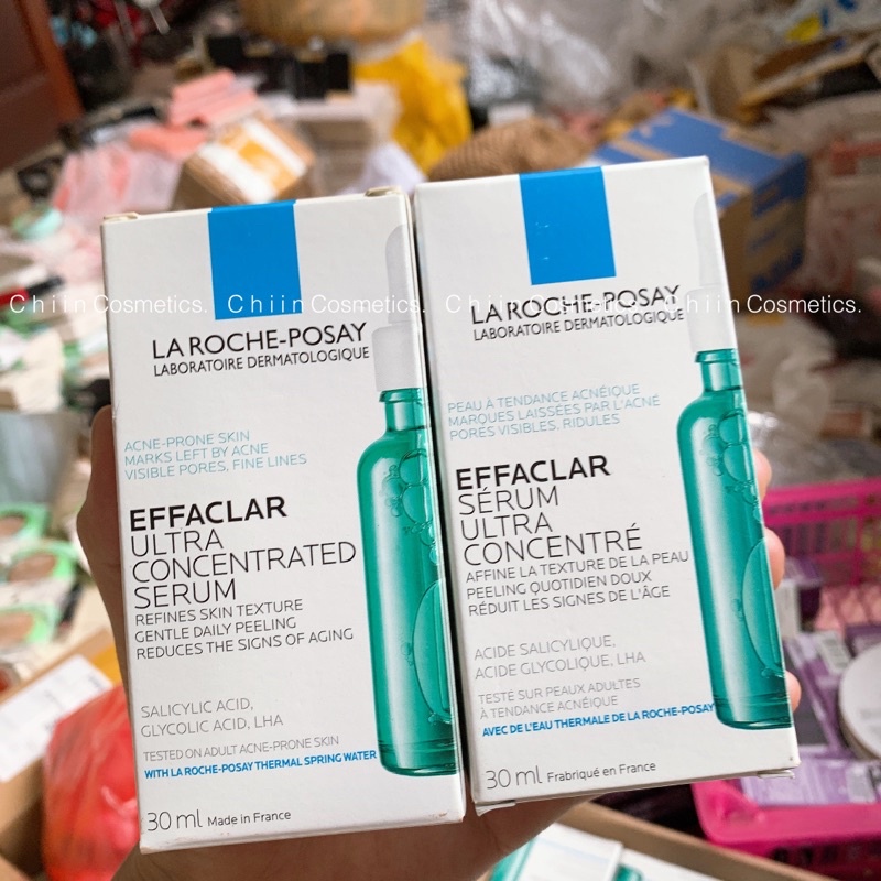 Có sẵn - Tinh chất LA ROCHE-POSAY Effaclar Ultra Concentrated Serum giảm mụn, giảm thâm, se khít lỗ chân lông