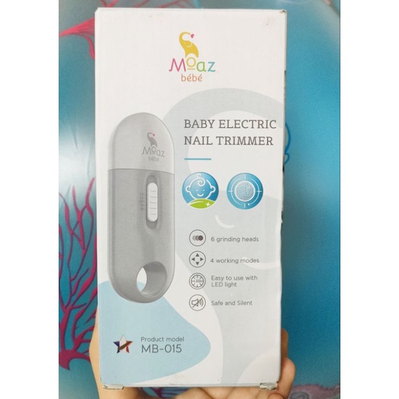 Máy giũa móng tay cho bé moaz bebé