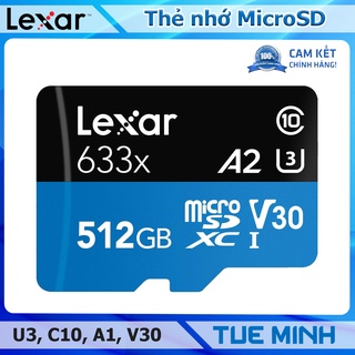 Mua Thẻ nhớ Lexar 512GB Micro SD Card SDXC UHS-I High Performance 633x 100MB/s U3 4K w/adapter TF Memory Card