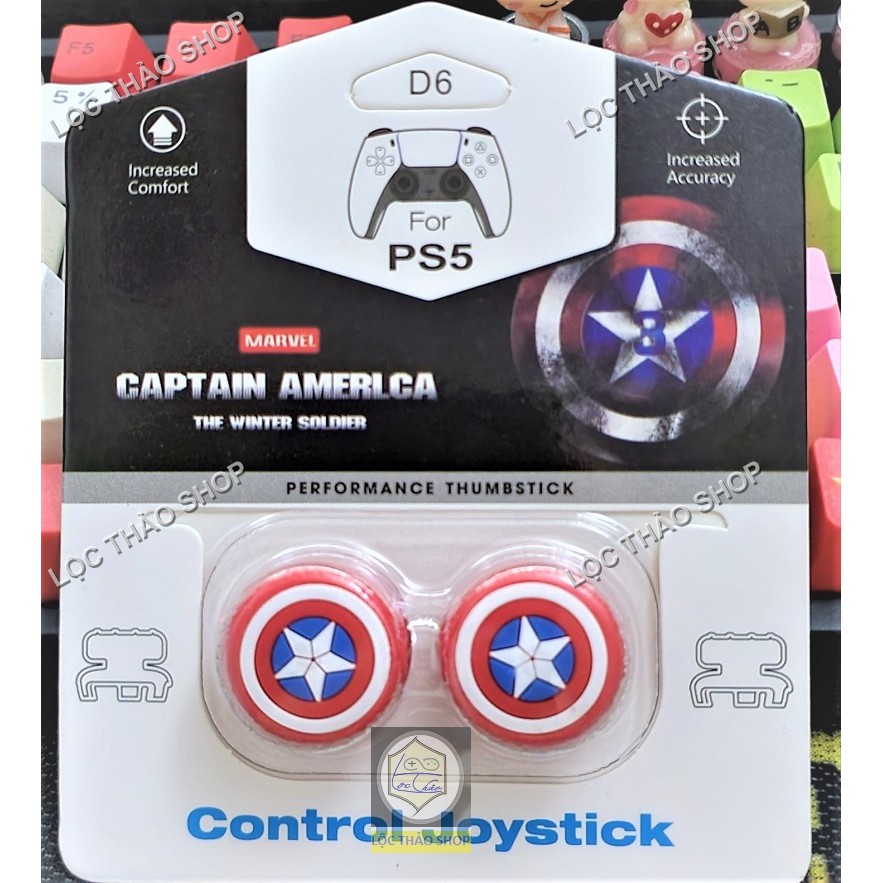 Bộ 2 Nút bọc cần Analog tay cầm PS4/PS5 dạng Kontrolfreek Núm bọc Analog PS4 PS5