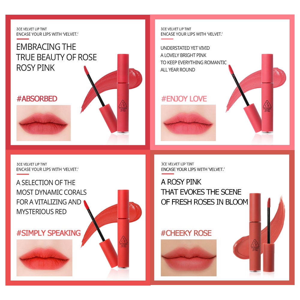 Son Kem 3ce Khối Lượng 4g Gồm 20 Màu Tùy Chọn