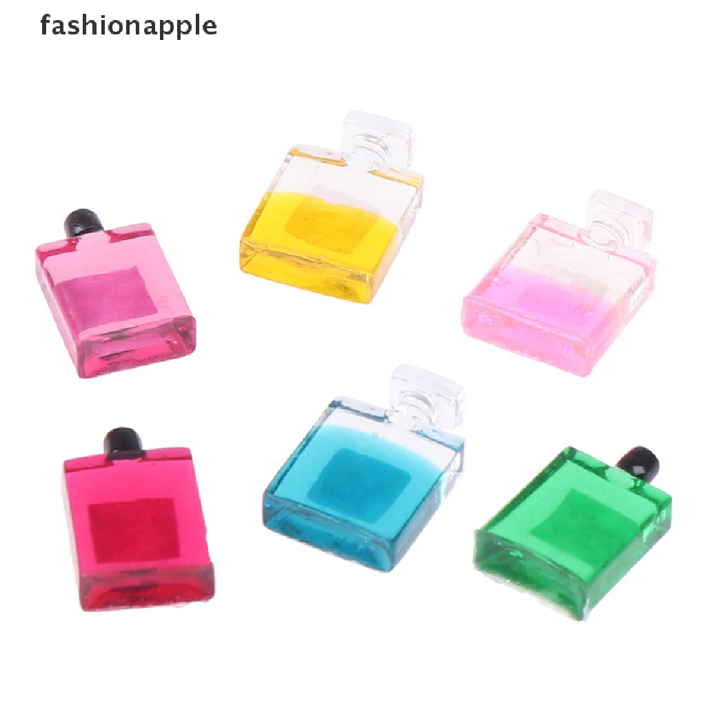 Set 6 Chai Nước Hoa Mini Tỉ Lệ 1: 12 Dùng Để Trang Trí Nhà Búp Bê