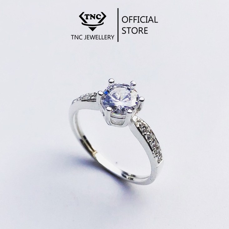 Nhẫn Bạc Nữ Nụ Đá TNC JEWELLERY Đơn Giản Bạc Nguyên Chất