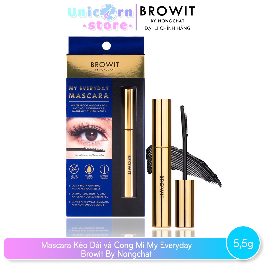 Mascara Làm Dài và Cong Mi My Everyday Browit By Nongchat 5,5g