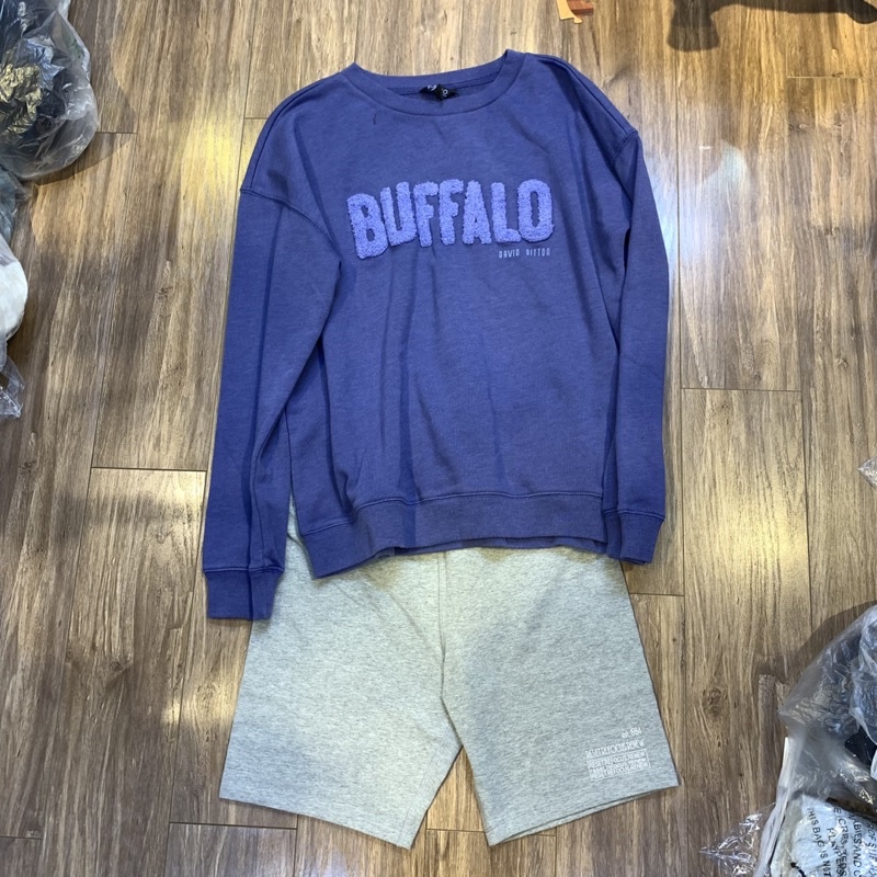 [VANA SHOP] áo sweater Bufollo 2 màu