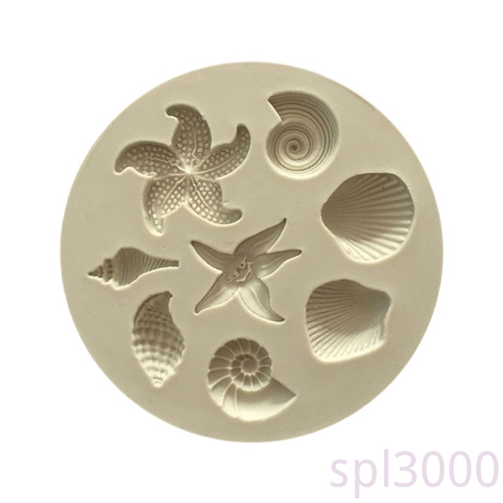 Khuôn Làm Bánh Hình Vỏ Sò 3d Bằng Silicon