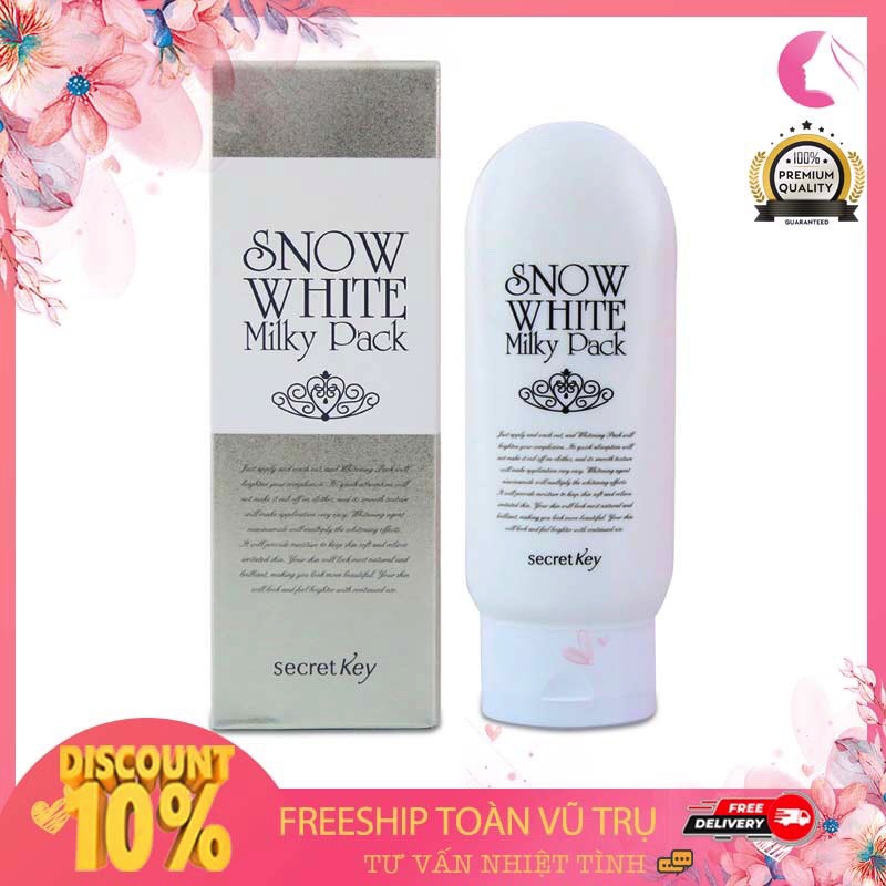 KEM Ủ TRẮNG SECRET KEY SNOW WHITE MILKY PACK 200ML