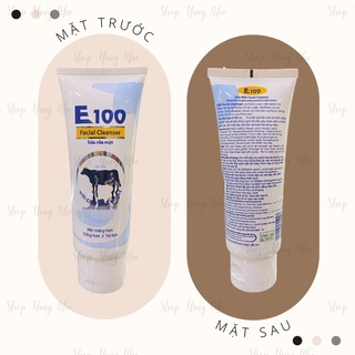 Sữa rửa mặt E100 tinh chất sữa bò trắng da - 80ml