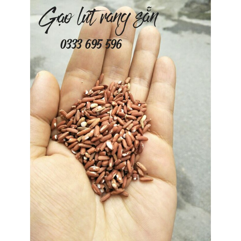 500g gạo lứt rang tay bằng củi đựng túi giấy an toàn | BigBuy360 - bigbuy360.vn