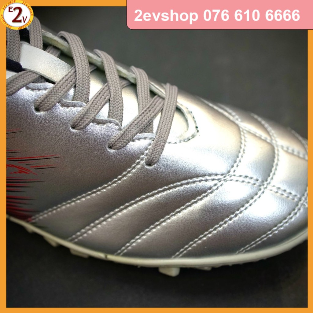 Giày đá bóng thể thao nam Mira Pro Xám dẻo nhẹ, giày đá banh cỏ nhân tạo chất lượng - 2EV