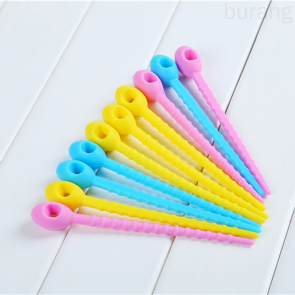 Bộ 5 Dây Silicone Buộc Túi Thực Phẩm
