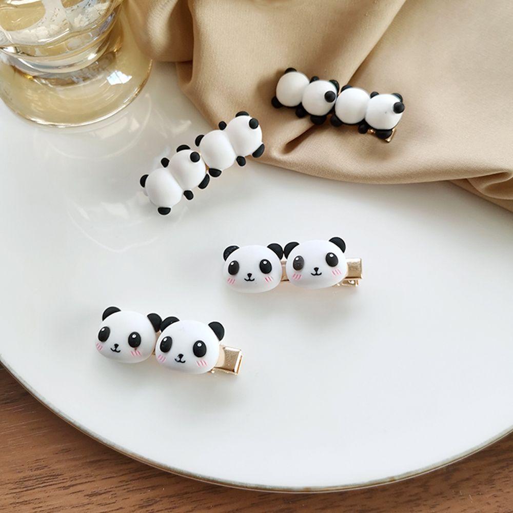 SOMEDAYZL Kẹp Tóc Hình Gấu Trúc Dễ Thương