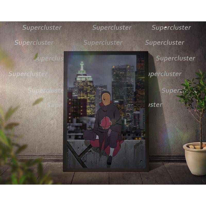Tranh Vải Bạt Treo Tường In Hình Anime Naruto Trang Trí Nhà Cửa