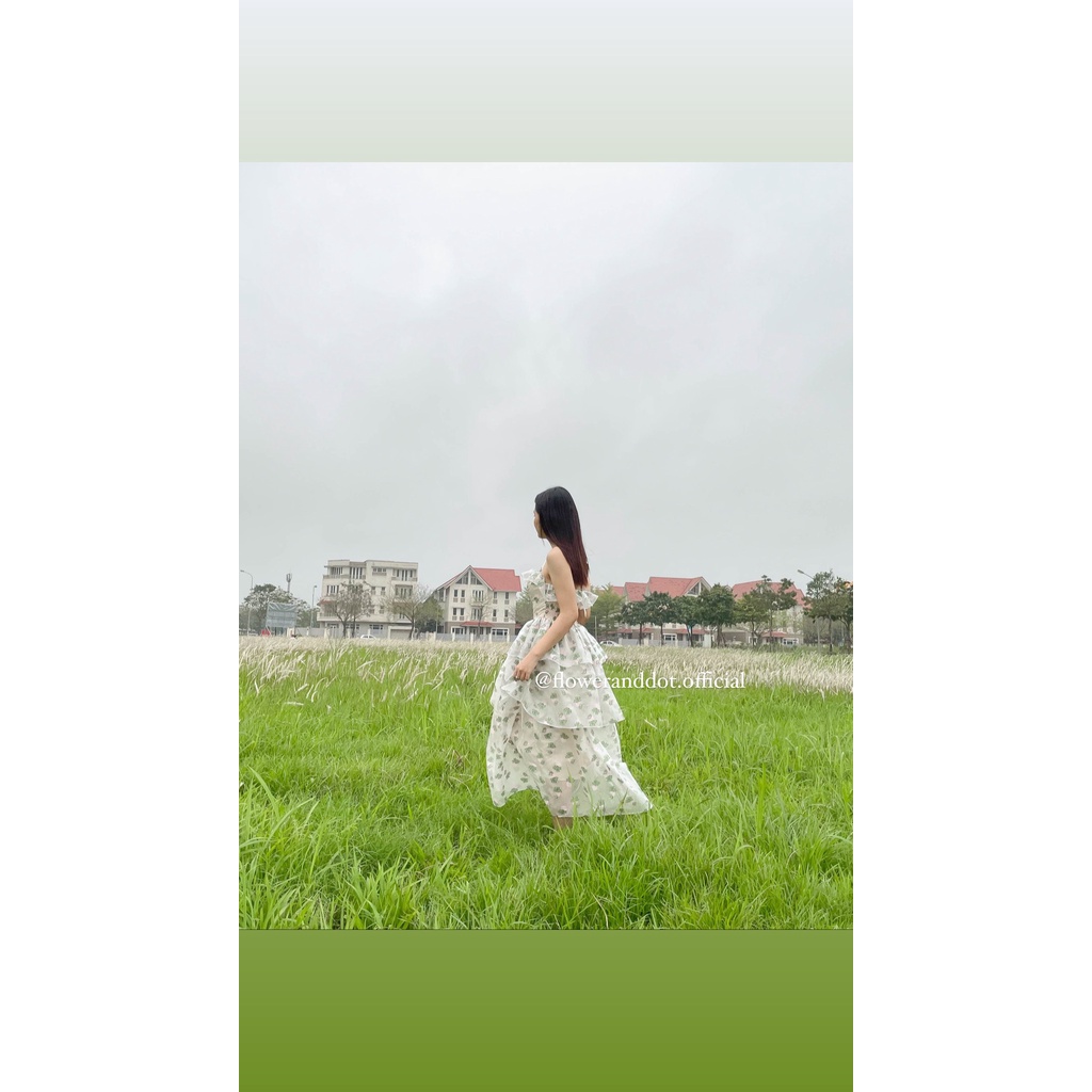 Alice Dress 3 tầng và 2 tầng - Đầm công chúa nhiều tầng dáng xòe, váy dự tiệc Flower & Dot