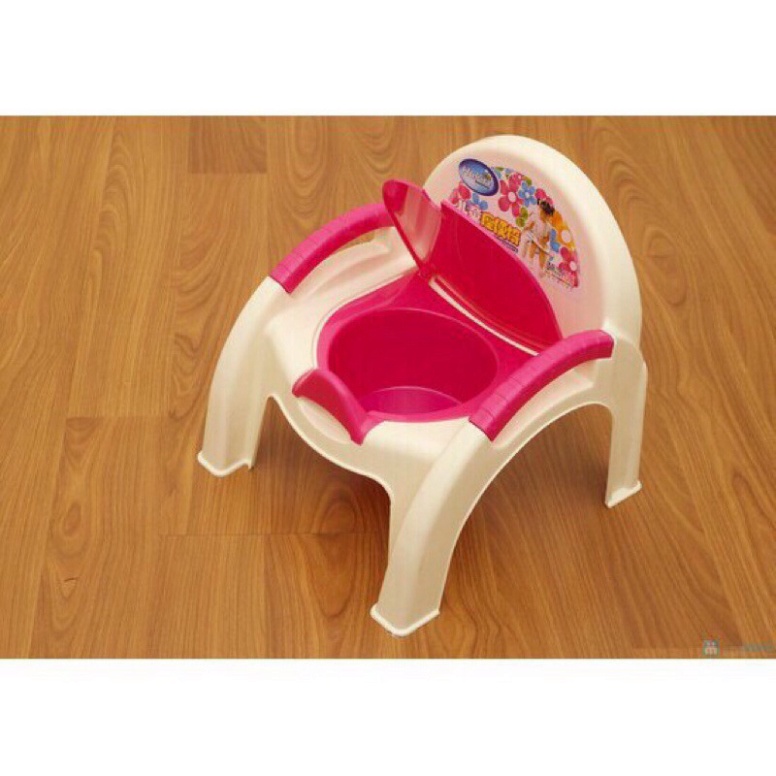 bô cho bé, bô vệ sinh cho bé có nắp đậy sạch sẽ nhựa Việt Nhật 3091