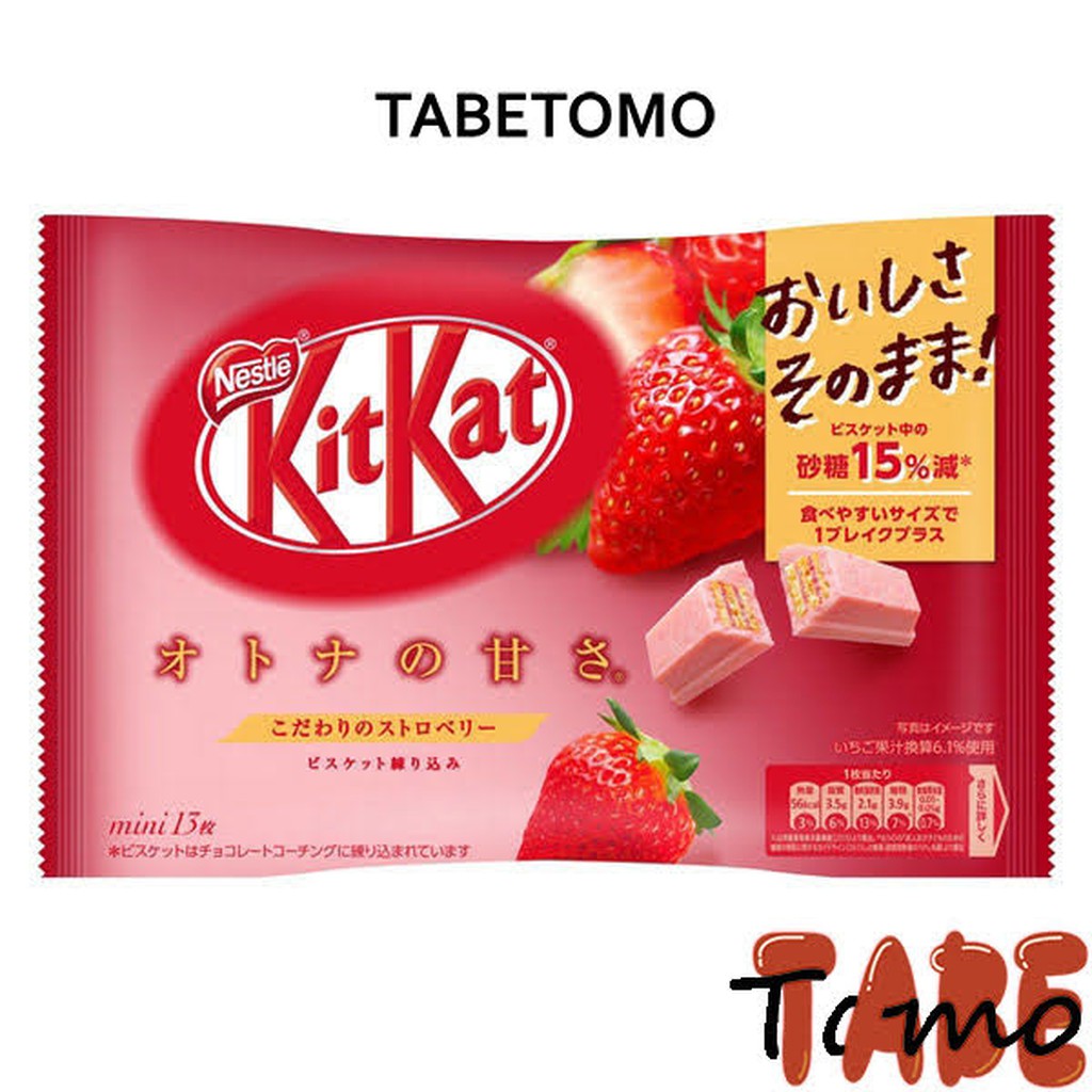 Bánh Kitkat vị dâu Nhật nội địa Nhật Bản