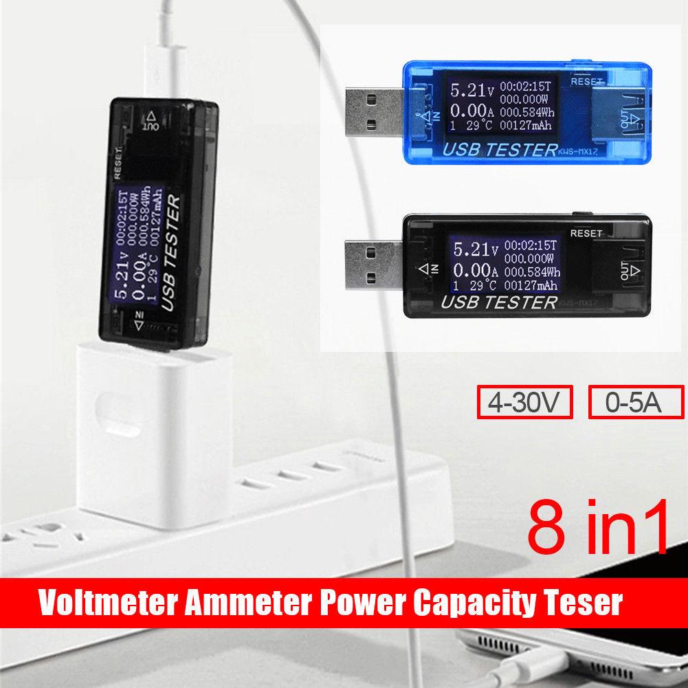 Bộ đo dòng điện thế cổng sạc USB