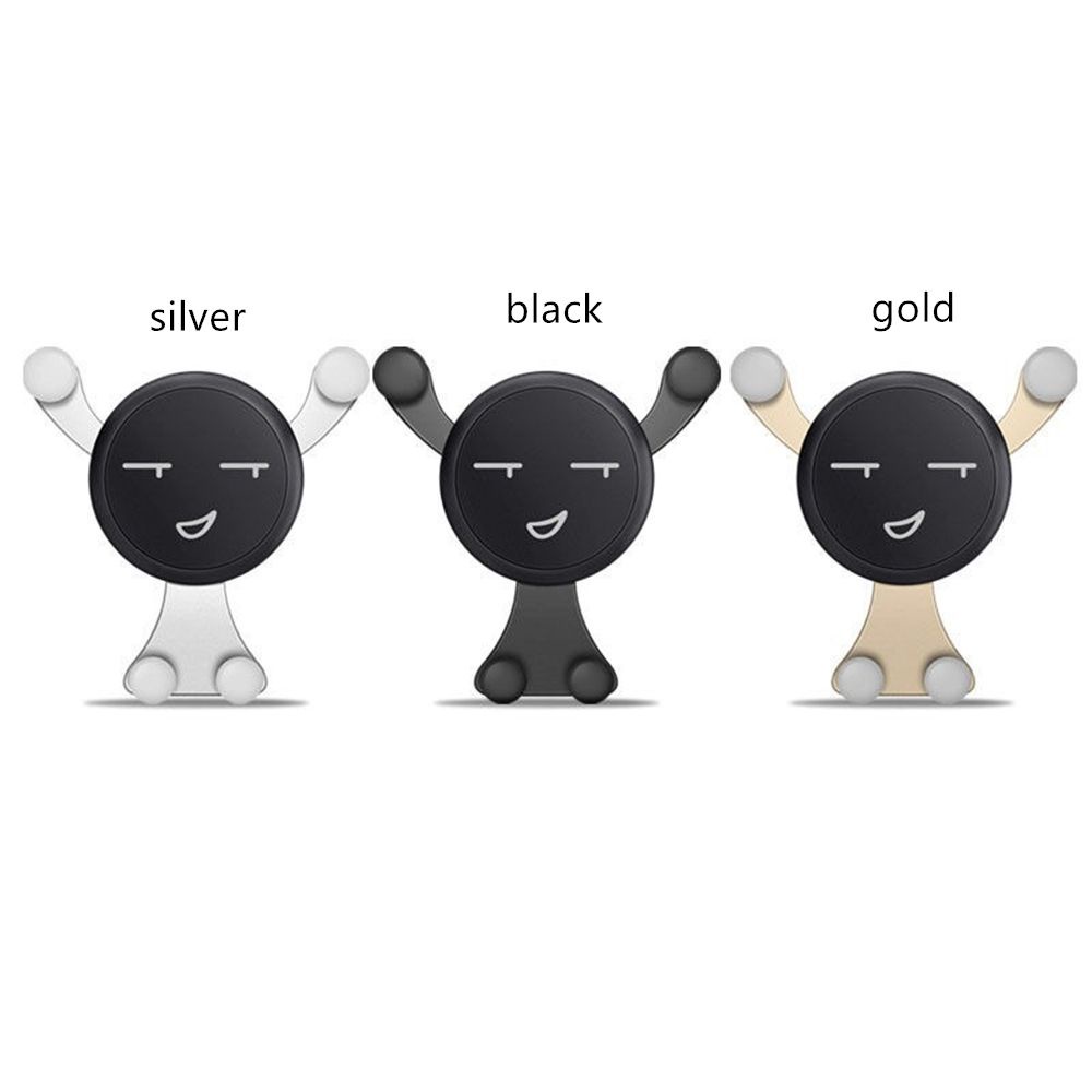 Giá đỡ điện thoại bằng ABS xoay 360 độ gắn lỗ thông gió xe hơi tiện dụng | BigBuy360 - bigbuy360.vn