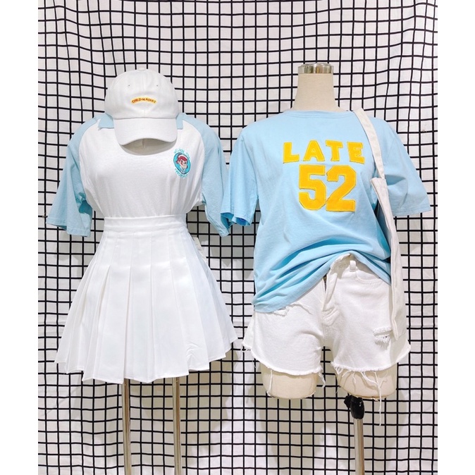 Chân váy tennis xếp li vải kate mềm phong cách Hàn Quốc màu trắng, hồng, đen KURO-101T.2VA.001