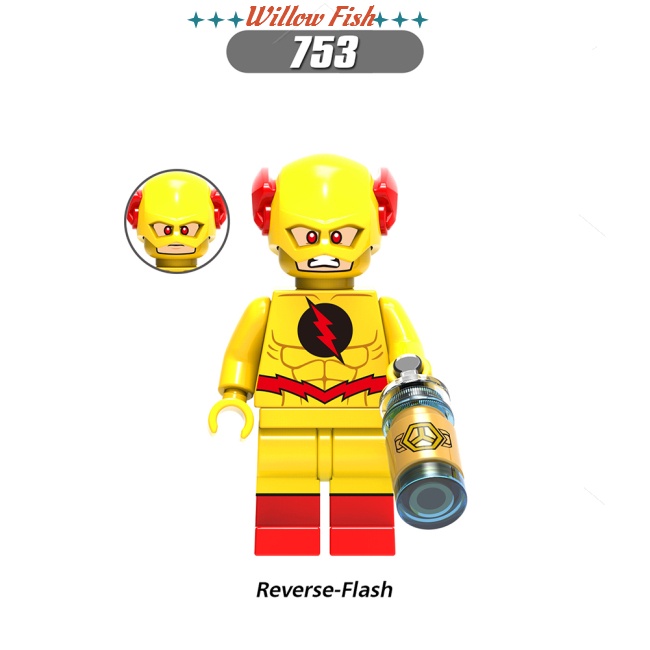 Đồ Chơi Mô Hình Lego XINH X0178 Marvel Hero The Flash Cyborg Lobo