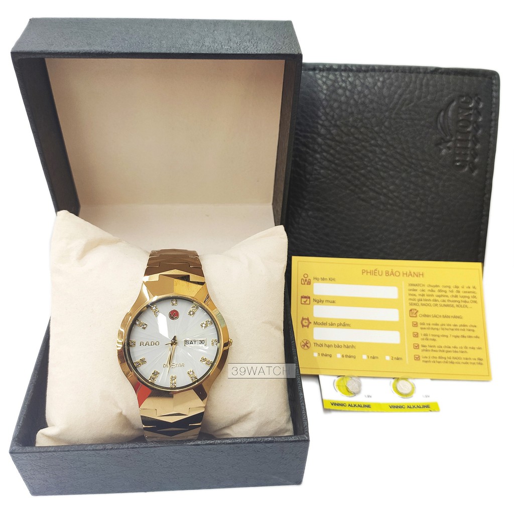 [Tặng ví da nam] Đồng hồ Julibé nam RA43 NA màu vàng, chất liệu dây đá ceramic nguyên khối, mặt kính saphire chống trầy | BigBuy360 - bigbuy360.vn