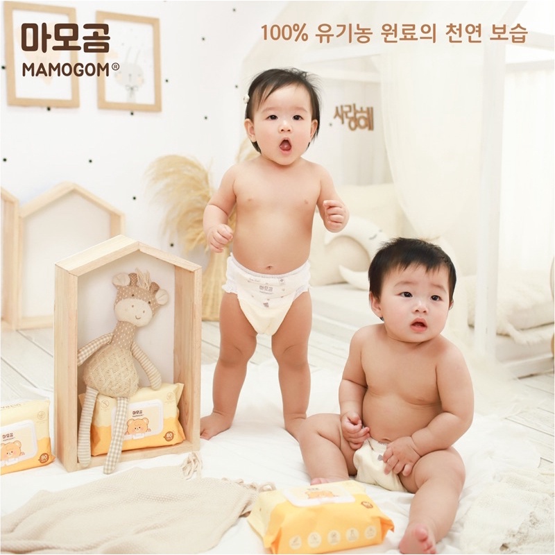Khăn ướt Mamogom Hàn Quốc cho bé - chính hãng TOBÉ