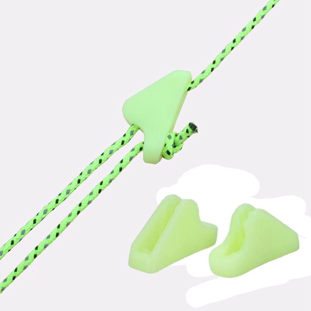 Set 5 / 10 Móc Nối Dây Thừng Bằng Nhựa Điều Chỉnh Được Dành Cho Cắm Trại Leo Núi