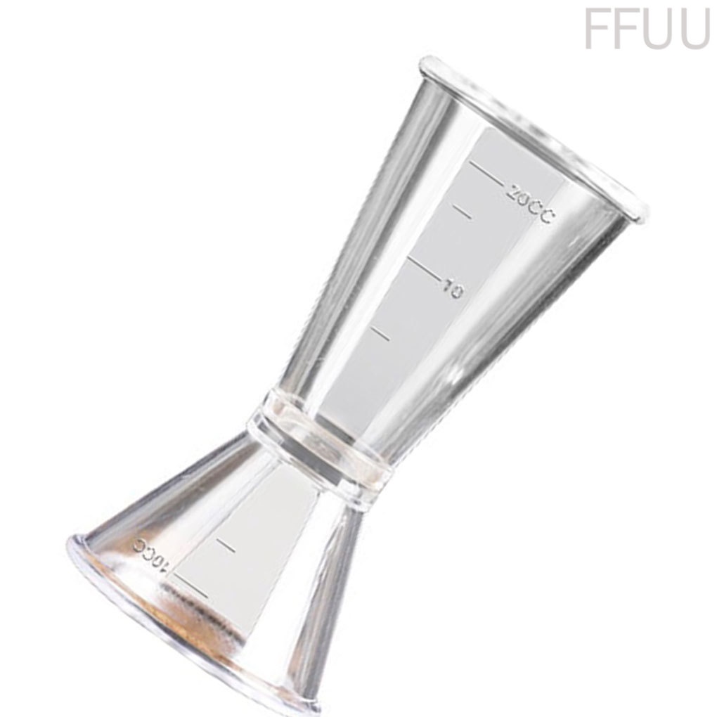 Cốc đo lường bằng nhựa trong suốt dùng pha trà/cà phê/quán bar FF86