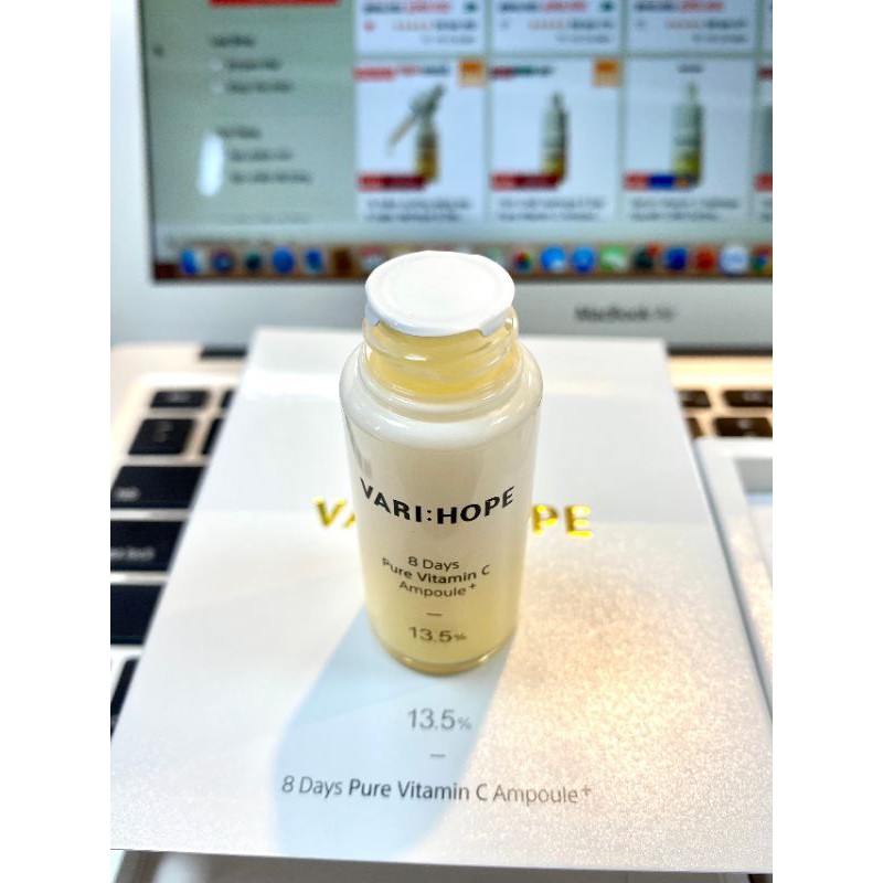 (ĐẠI LÝ CHÍNH HÃNG )-( MẪU MỚI NHẤT) SERUM Varihope 8 Days Pure Vitamin C Ampoule - Tinh chất Vitamin C | BigBuy360 - bigbuy360.vn