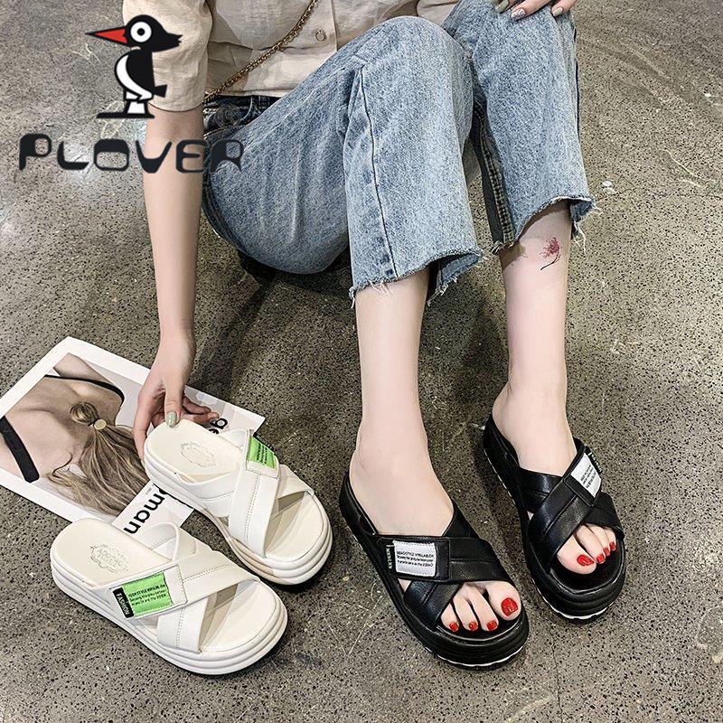 Dép đế cao Giày Sandal Đế Dày Chống Trượt Thời Trang Đi Biển Mùa Hè
