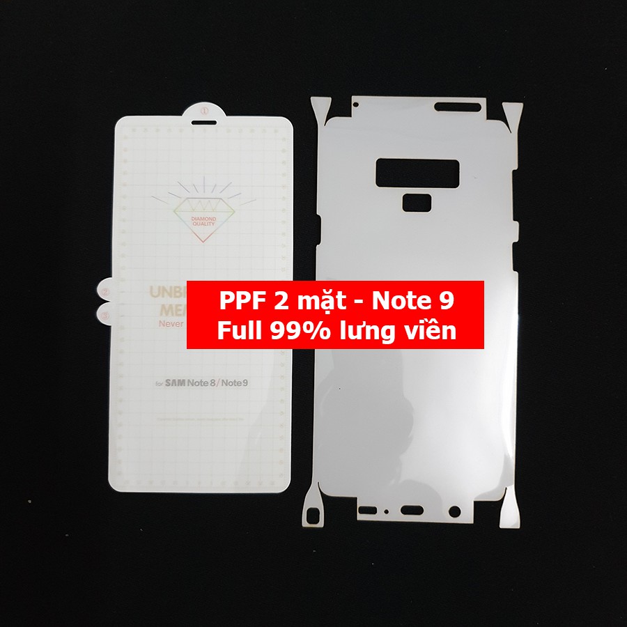 (2 mặt) Bộ PPF full body Note 9