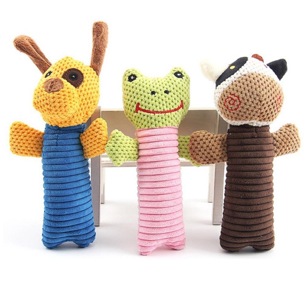 Đồ Chơi Huấn Luyện Thú Cưng Bằng Cotton Chống Cắn / Phát Ra Âm Thanh