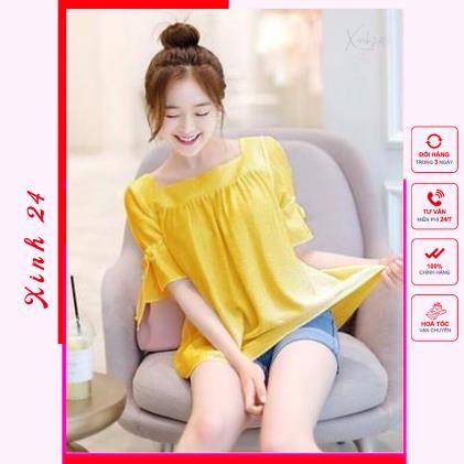 Áo kiểu nữ tay cách điệu trẻ trung, phong cách Hàn Quốc