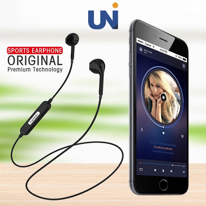 Tai Nghe Bluetooth Earldom AH-27 2 Tai Có Dây Thể Thao Hỗ Trợ iOS, Android Có Chức Năng Đàm Thoại | BigBuy360 - bigbuy360.vn