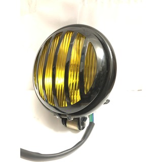 ĐÈN PHA XE MÁY ĐỘ CLASSIC - Đèn Pha Rebel 125 Có Lưới Bảo Vệ