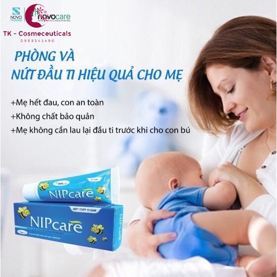 Kem Bôi Nứt Đầu Ti NIP CARE / NIPCARE Phòng Và Chữa Nứt Đầu Ti An Toàn Tuyệt Đối Cho Trẻ Sơ Sinh