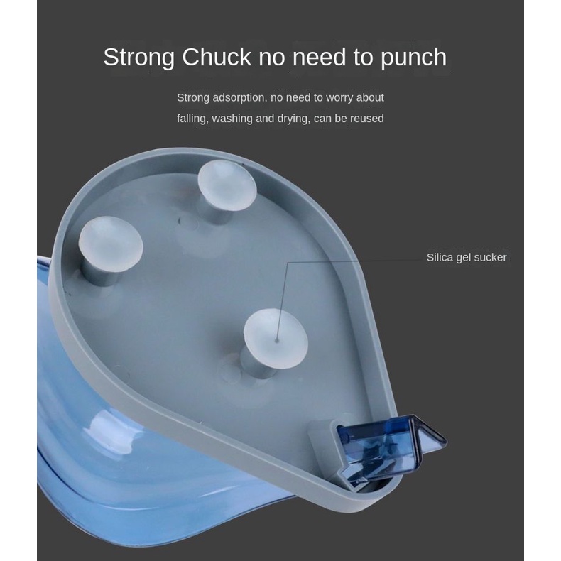 Mới Khay Đựng Xà Phòng Hình Chiếc Lá Thiết Kế Sáng Tạo Có Cốc Hút Không Đục Lỗ Cho Phòng Tắm