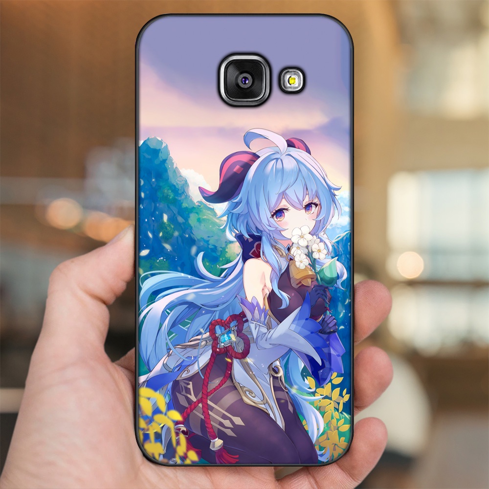 Ốp lưng Samsung A3 2016, A5 2016, A7 2016 viền đen in hình Ganyu Genshin Impact