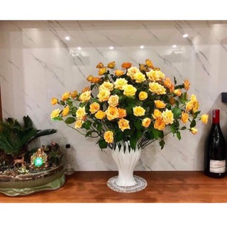 Lọ bàn tay Phật, lọ hoa decor trang trí bàn làm việc nhà cửa gốm sứ Bát Tràng cực xinh yêu