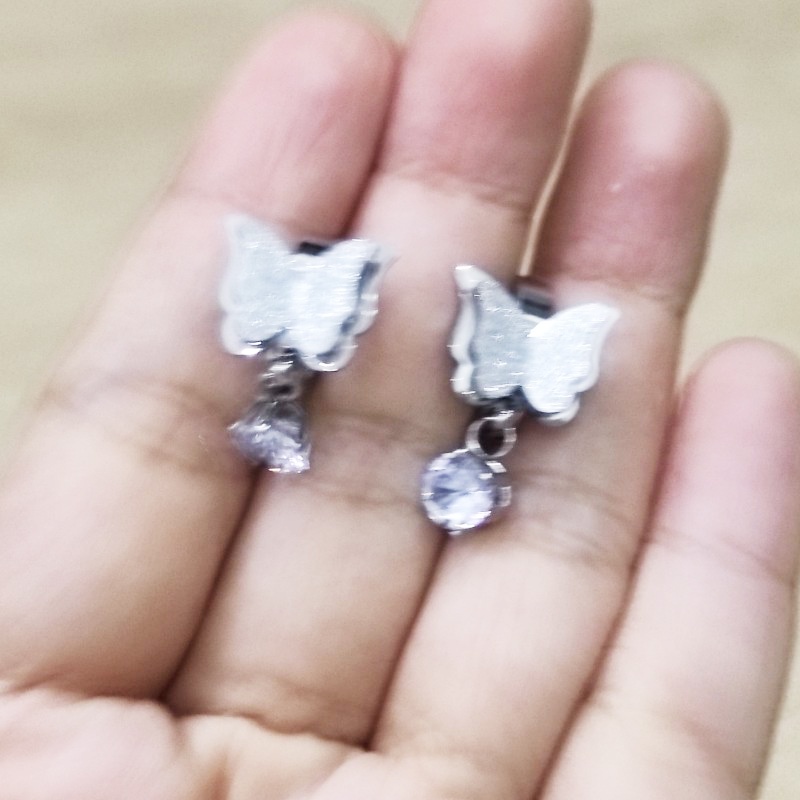 Bông Tai Khoen Tròn Titan Ko Han Rỉ TT 3993