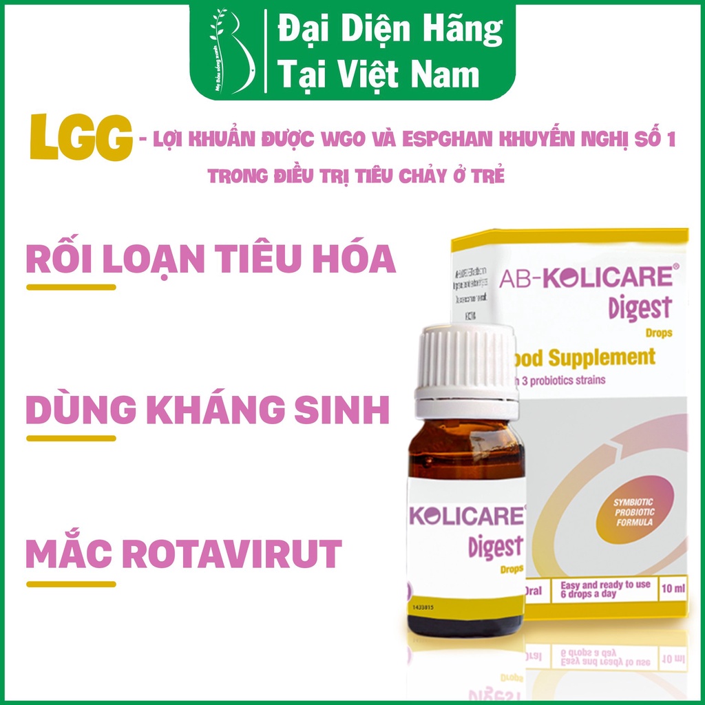 Men Vi Sinh Cho Bé Tiêu Chảy WHO Khuyến Nghị Cấp 1 AB - Kolicare Digest
