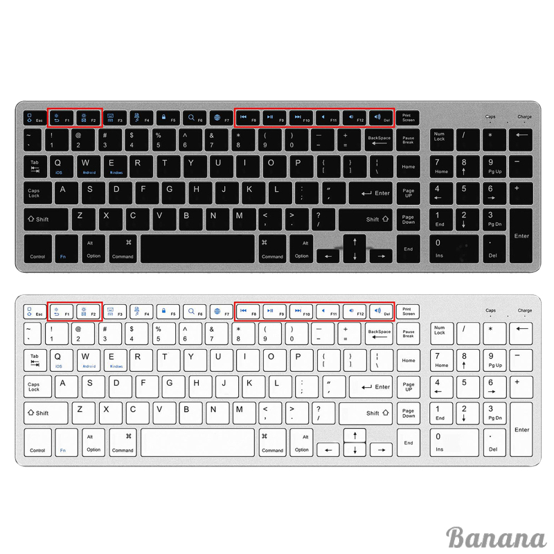 Bàn Phím Bluetooth Không Dây Cho Windows Ios Android Mac Os Laptops Pc | BigBuy360 - bigbuy360.vn