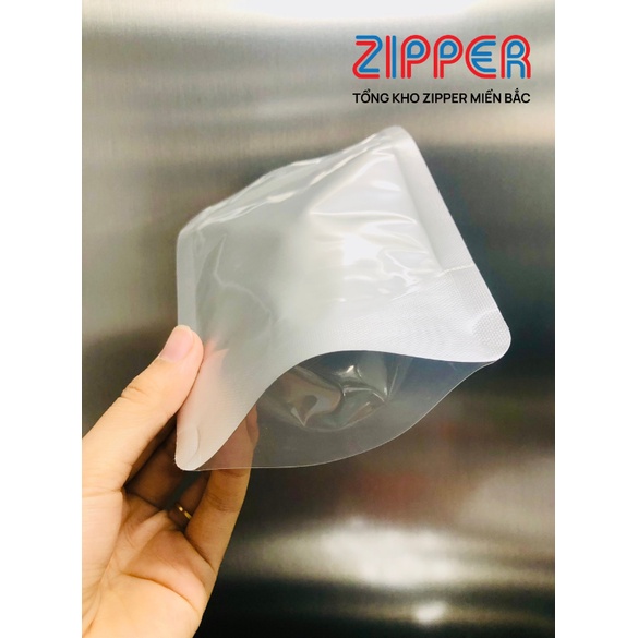1KG Túi zip ghép 1 mặt bạc đáy đứng hàng chuẩn loại 1 SG