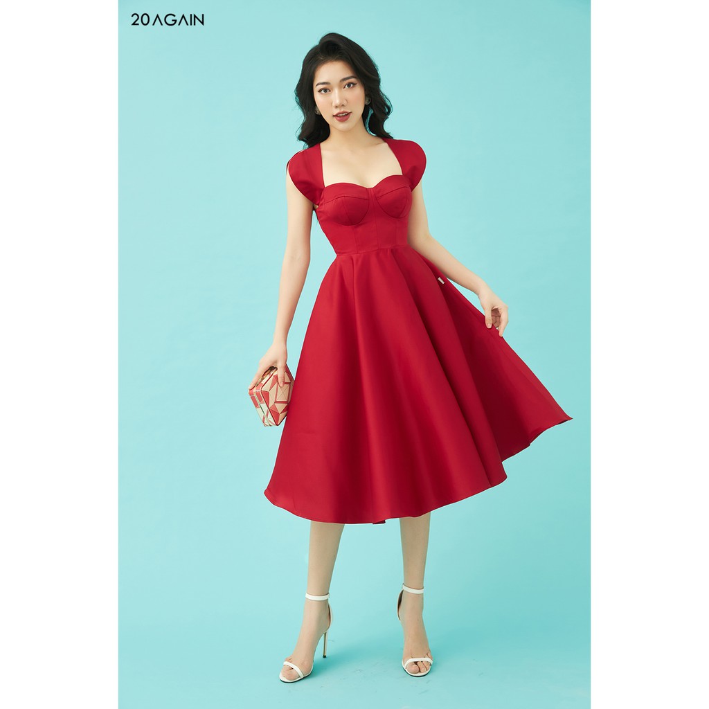 Đầm Xòe Cúp Ngực 20AGAIN DEA1204 | BigBuy360 - bigbuy360.vn