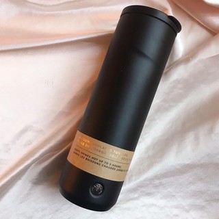 Bình Starbucks Giữ nhiệt 592 (ml) - đen nhám - Mẫu mới 2020