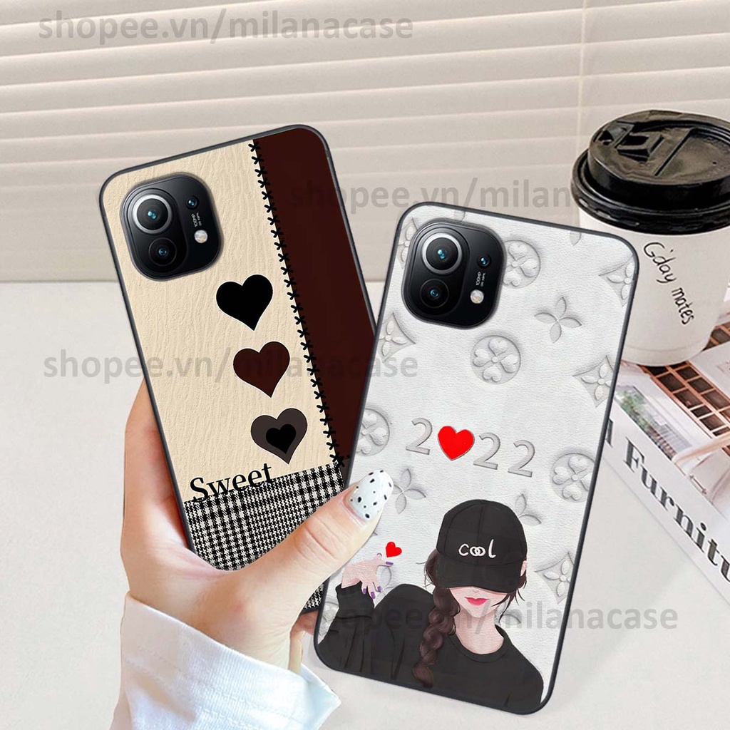 Ốp Xiaomi Mi 11 / Mi 11T / Mi 11 Lite hình trái tim be love tình yêu siêu đẹp, cá tính, thời trang